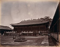 Canton, China: the Temple of Confucius. Photograph by W.P. Floyd, ca. 1873.