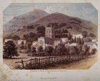 Great Malvern, Worcestershire. Coloured process print.