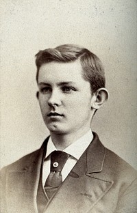An unidentified boy (member of the Power family). Photograph by Tyson.