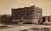 The Brunswick Hotel, Boston, Massachusetts. Photograph, ca. 1880.