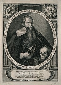 Hieronymus Besler. Line engraving by P. Tröschel.