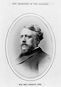 Sir William MacCormac. Photograph by G. Jerrard, 1881.