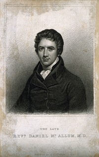 Daniel McAllum. Stipple engraving by J. Thomson, 1829.