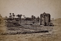 Famagusta, Cyprus: ruins of the ducal palace. Photograph, ca. 1880.