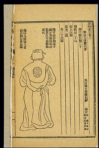 Chinese woodcut: Abscesses -- 'Lotus Seed' abscess