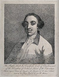 James Caulfeild, 1st Earl of Charlemont. Etching by J. Haynes after W. Hogarth.