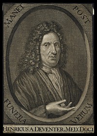Hendrik van Deventer. Line engraving by P. Bouttats after T. van der Wilt.