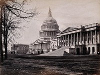 The Capitol building, Washington D.C. Photograph by Francis Frith, ca. 1880.