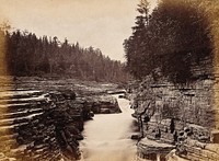 The Montmorency River, Quebec, Canada. Photograph, ca. 1880.