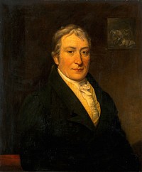 Edward Jenner. Oil painting.