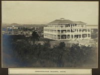 The Panama Canal Zone administration building, Ancon, Panama. Photograph, ca. 1910.