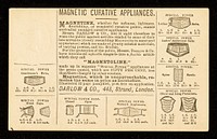 Magnetic Curative Appliances.