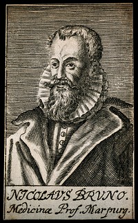 Nikolaus Bruno. Line engraving, 1688.