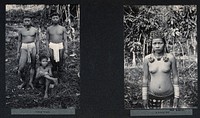 Sarawak: three Lirong boys and one girl. Photographs.