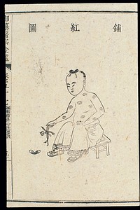 Chinese C18: Paediatric pox - 'Red Covering' pox