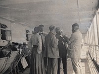 Members of the British Association on their way to South Africa. Photograph by J.T. Bottomley, 1905.