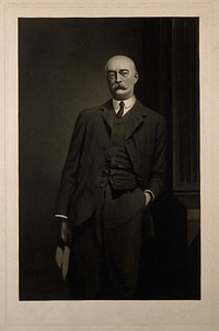 Alfred Chune Fletcher. Mezzotint by L. Goetze after J. D. Peddie, 1914.