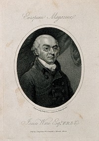 James Ware. Stipple engraving by W. Ridley, 1804, after M. Brown.
