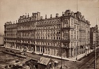 The Grand Pacific Hotel, Chicago, Illinois. Photograph, ca. 1880.