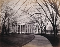 The White House, Washington D.C. Photograph by Francis Frith, ca. 1880.
