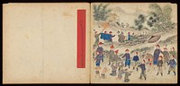 Taiwanese rural and provincial tableaux. Paintings by a Taiwanese artist, ca. 1850.