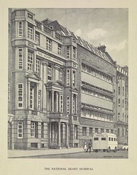 The National Heart Hospital, Westmorland Street, London. Photolithograph after G. B. Clilverd.