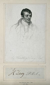 Sir Humphry Davy. Stipple engraving by Neeles.