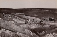 Transvaal, South Africa: main reef workings of the Witwatersrand mine. Woodburytype, 1888, after a photograph by Robert Harris.