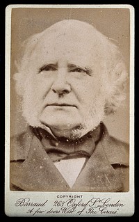 Sir William James Erasmus Wilson. Photograph by Barraud.