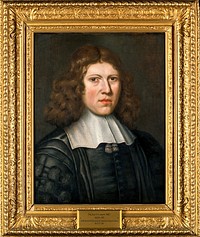 Richard Lower (1631-1691), anatomist. Oil painting by Jacob Huysmans.