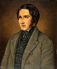 James Young Simpson (1811-1870), 1848. Oil painting after James Archer.