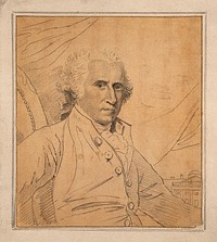 Benjamin West: portrait. Drawing, c. 1798, after B. West.