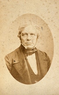 Michael Faraday. Photograph by Claudet, 1852.