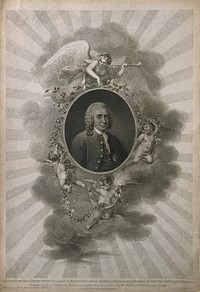 Carolus Linnaeus. Stipple engraving by H. Meyer, 1806, after Hollmann.