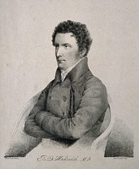 Richard Duncan Mackintosh. Lithograph by Cecilia D. Mackintosh, 1824 after herself.