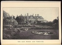 "The Lily Pond and Terraces" of Burcot Grange. 1938.