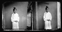 Swatow (Shantou), Kwangtung (Guangdong) province, China: a girl. Photograph by John Thomson, 1869.
