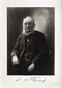 Louis Hubert Farabeuf. Photogravure by Ch. Wittmann.