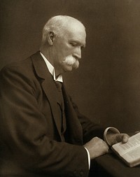 Sir William Macewen. Photograph by T. & R. Annan & Sons, ca. 1913 .