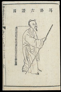 Chinese C18 woodcut: The ear - six conditions