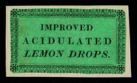 Improved acidulated lemon drops.