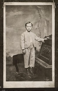 Boy whose parents were massacred at Garden City, 1865