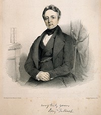 Benjamin Tulloch. Coloured lithograph by J. Storey after T. H. Carrick.