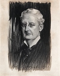 Sir St. Clair Thomson. Photograph by Paul Laib after J.S. Sargent, 1913.