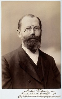 Bernhard Fischer. Photograph by Atelier Victoria, 1903.