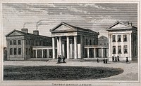 The London Orphan Asylum, Clapton. Engraving by H. W. Bond, 1828, after T. H. Shepherd.