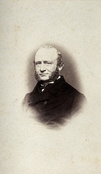 Ernst Wilhelm von Brücke. Photograph by A.F. Baschta.