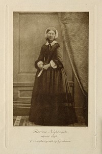 Florence Nightingale. Photogravure by E. Walker after Goodman, 1858.