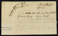 Muscles and bones of the leg; thoughts on woman. Drawing and inscription by H. Fuseli, 18-.