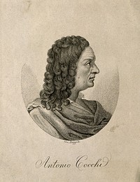 Antonio Cocchi. Engraving by G. Boggi.
